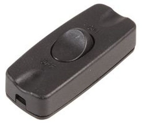 Line rocker switch 2amp - in-line,