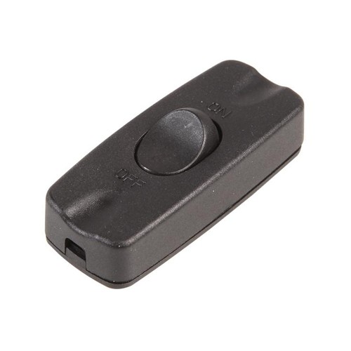 Inline switch black - inline, 1a,